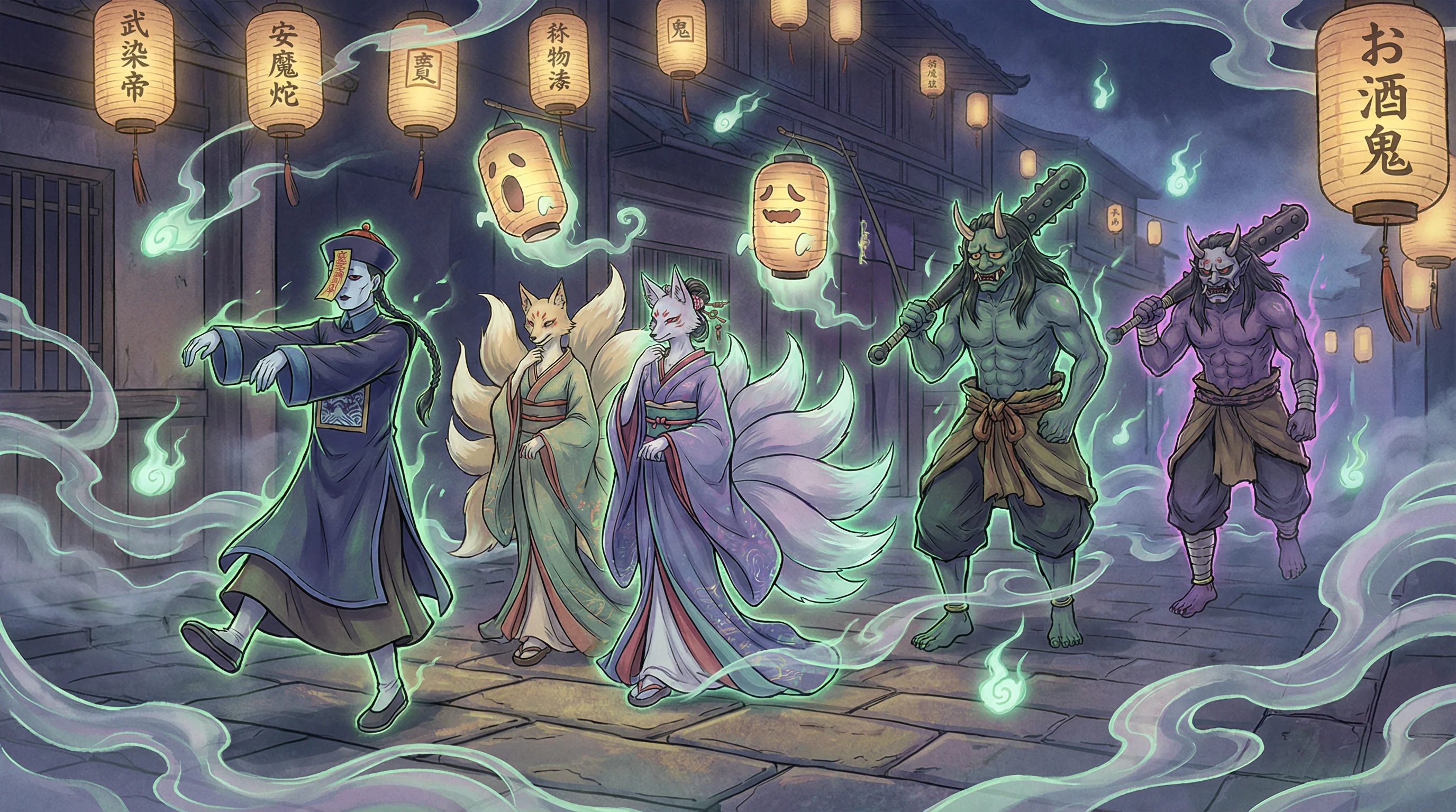 百鬼夜行 - 禁止的爱善良的小峓子中字在钱免 中日鬼怪动漫